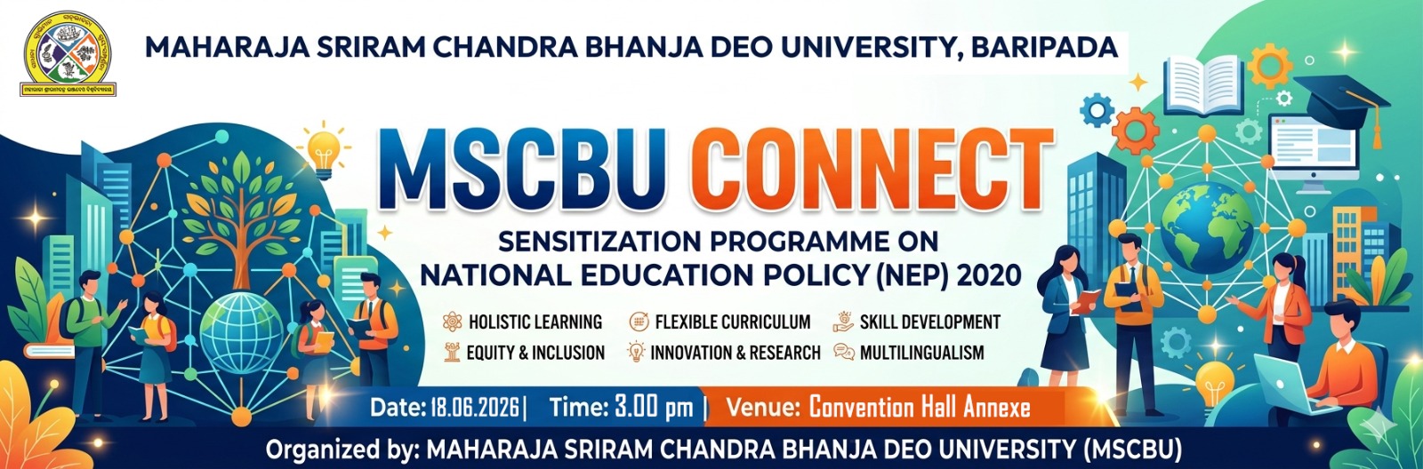 MSCBUConnect: A Month-long NEP 2020 Sensitization Programme Begins at MSCB University