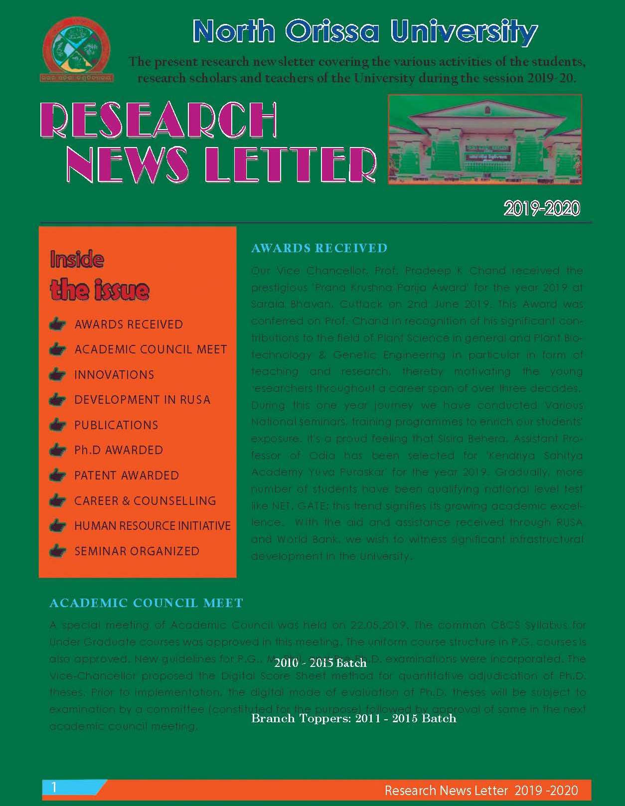Research News Letter-2019