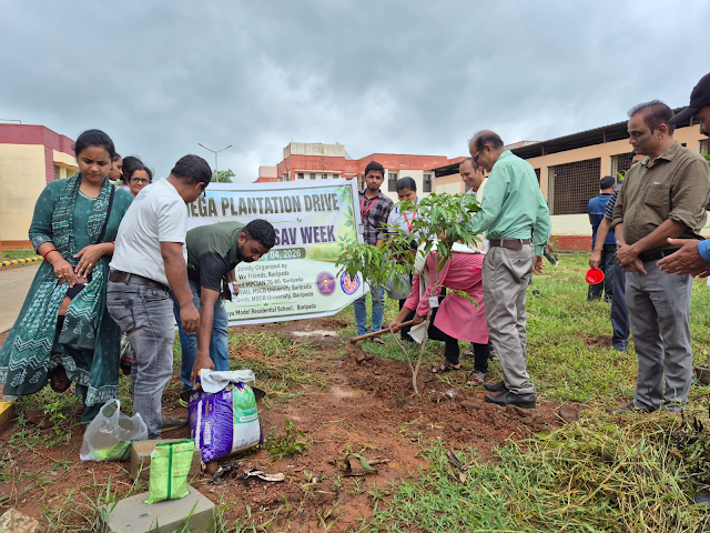 Mega Plantation Drive on Ban Mahotsav Week